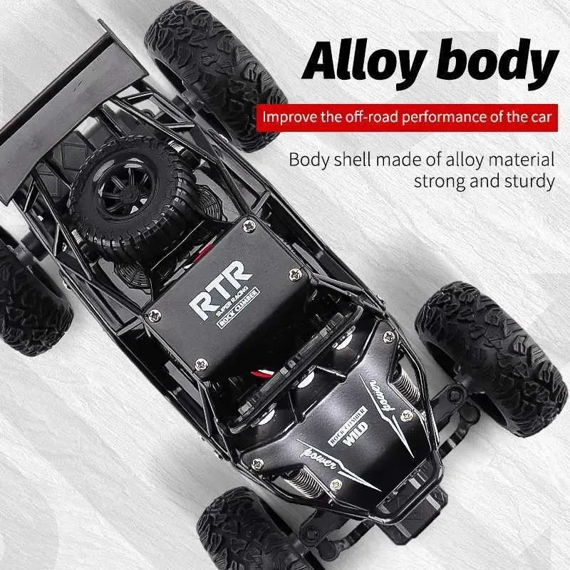 RC Car With Led Lights Radio Remote Control Cars Buggy Off-Road