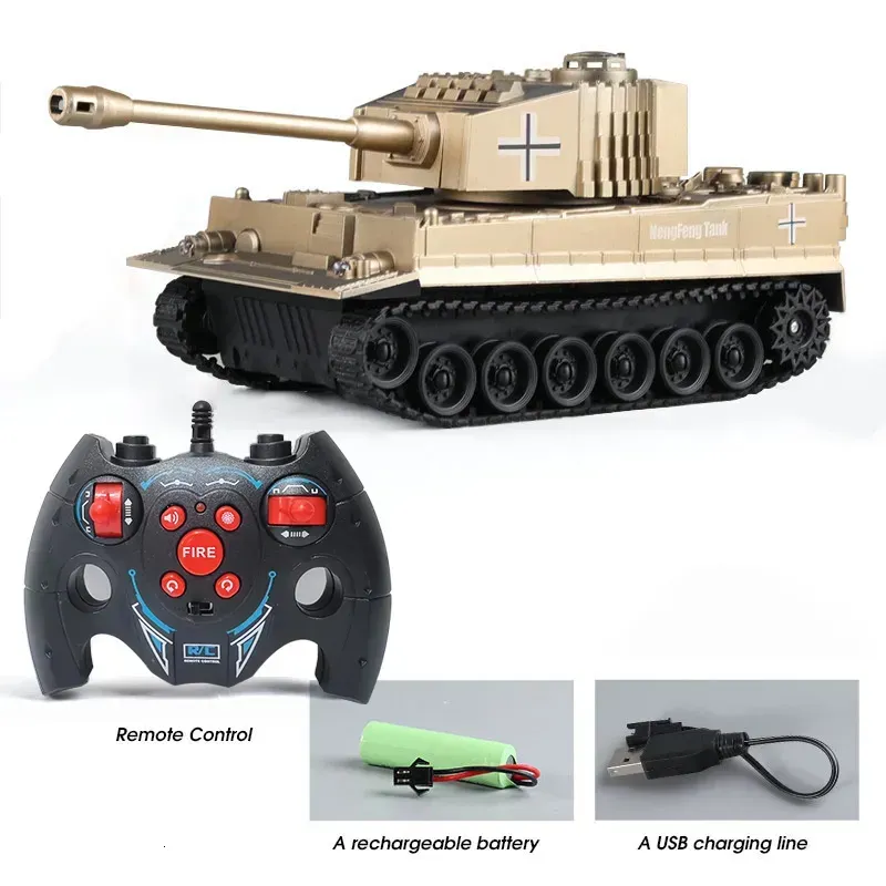 RC Tank Military War Battle United States M1 Leopard 2 Remote Control Toy